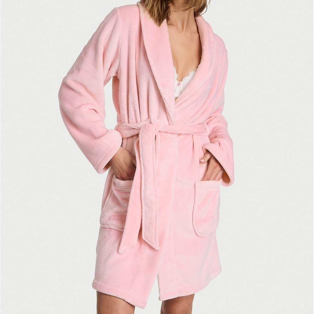 Victoria’s Secret Cozy Plush Robe Pretty Blossom